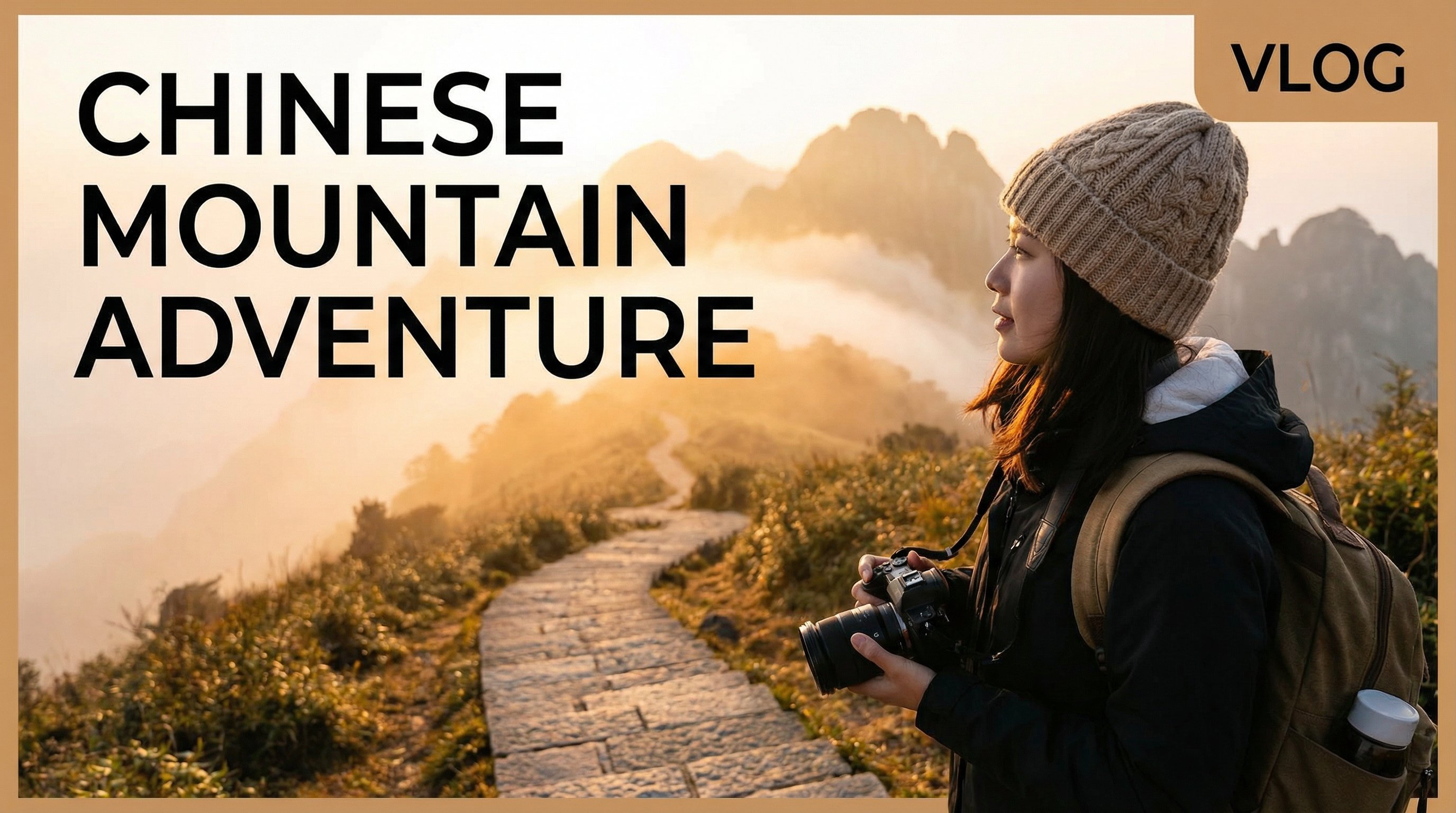 国产自拍日常VLOG视频-山野探险